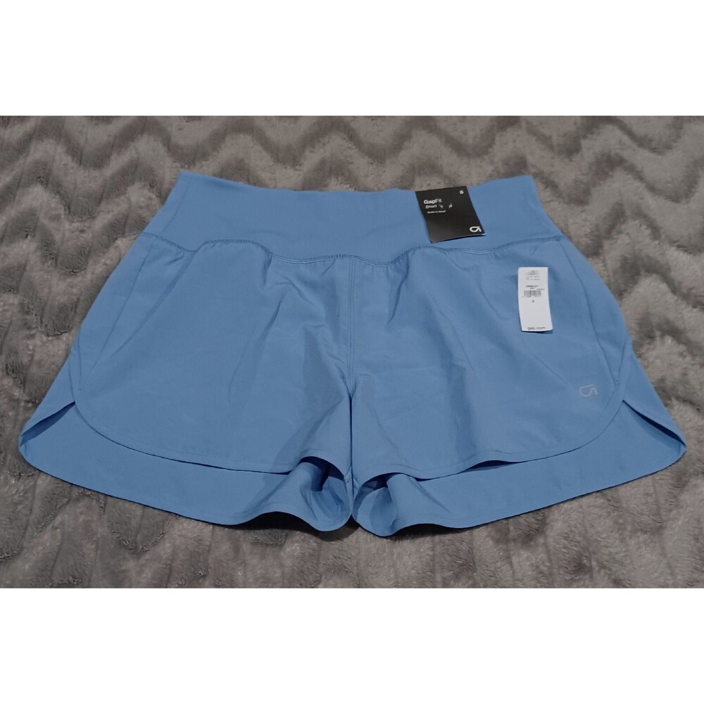 Gap Fit Womens Size S Blue Purple Built In Brief Athletic Shorts NWT